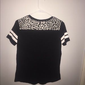Black and cheetah shirt from Pink